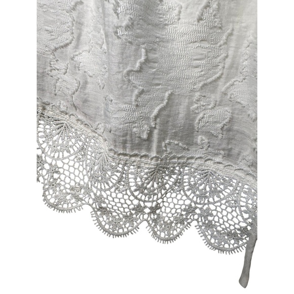 Derek Lam 10 Crosby Sleeveless Lace Hem Top, Size 6 - Picture 8 of 8